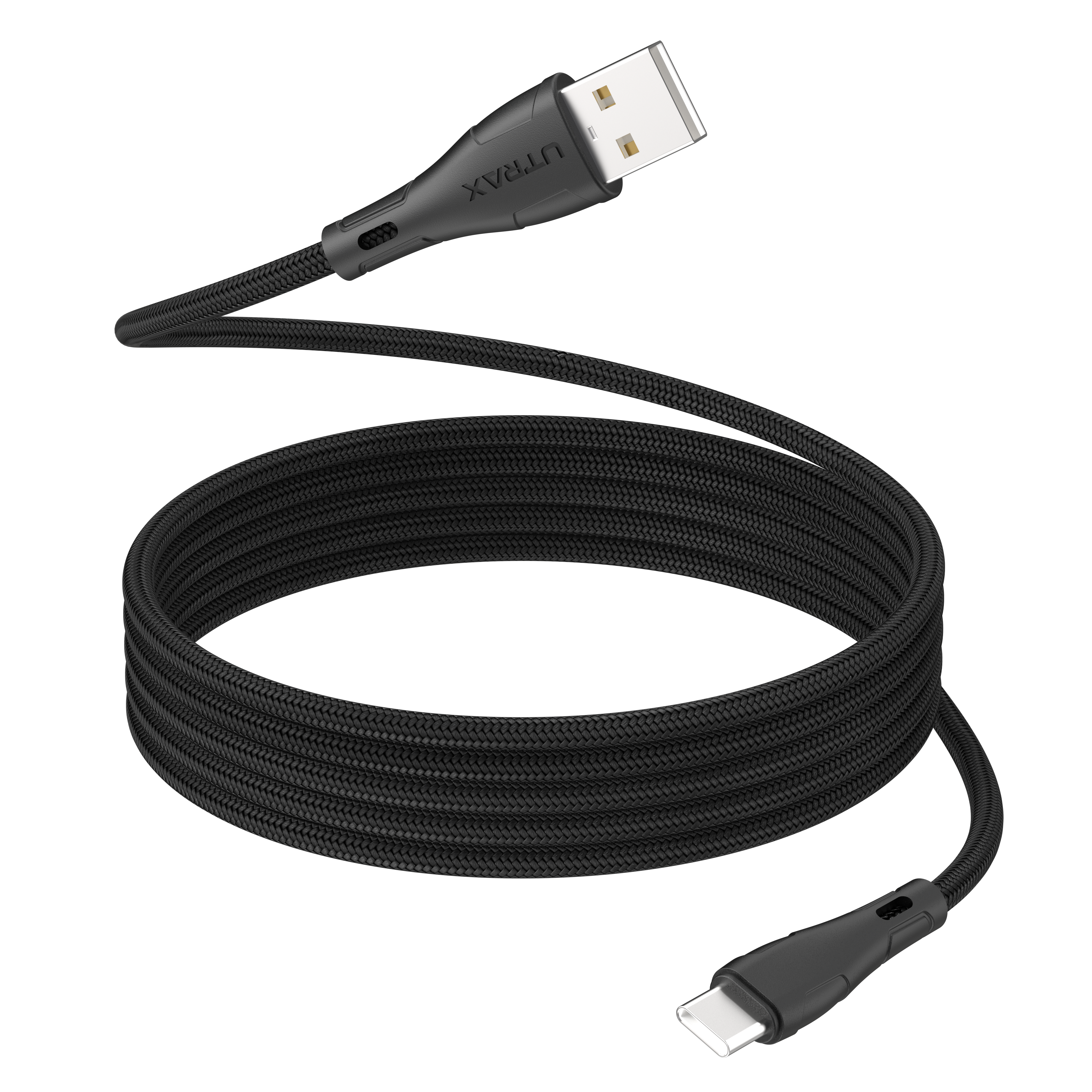 1.5M Nylon Braided USB to Type C 36W Fast & Sync Cable (New) Metal Heads