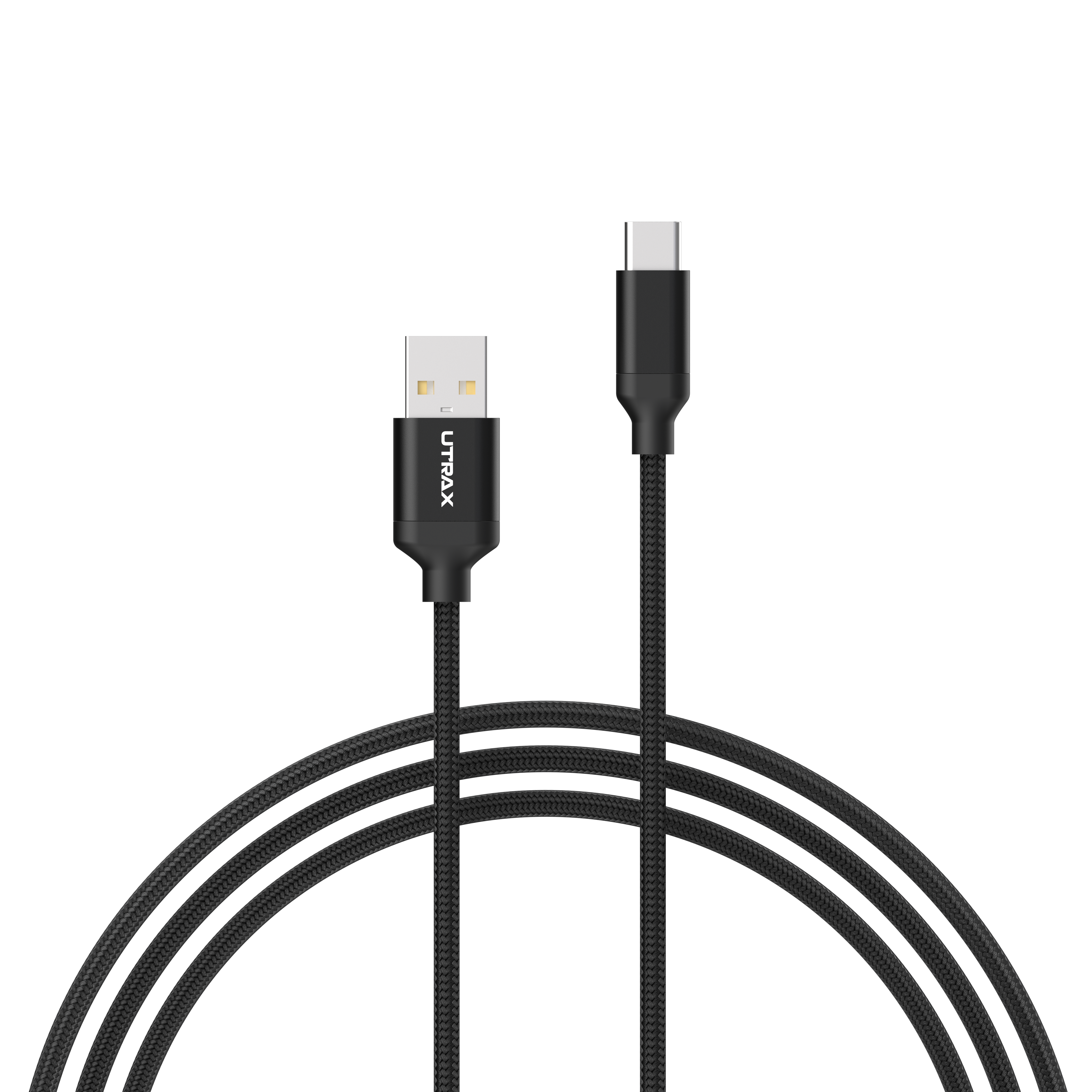 1.5M Nylon Braided USB to Type C 36W Fast & Sync Cable | Metal Heads
