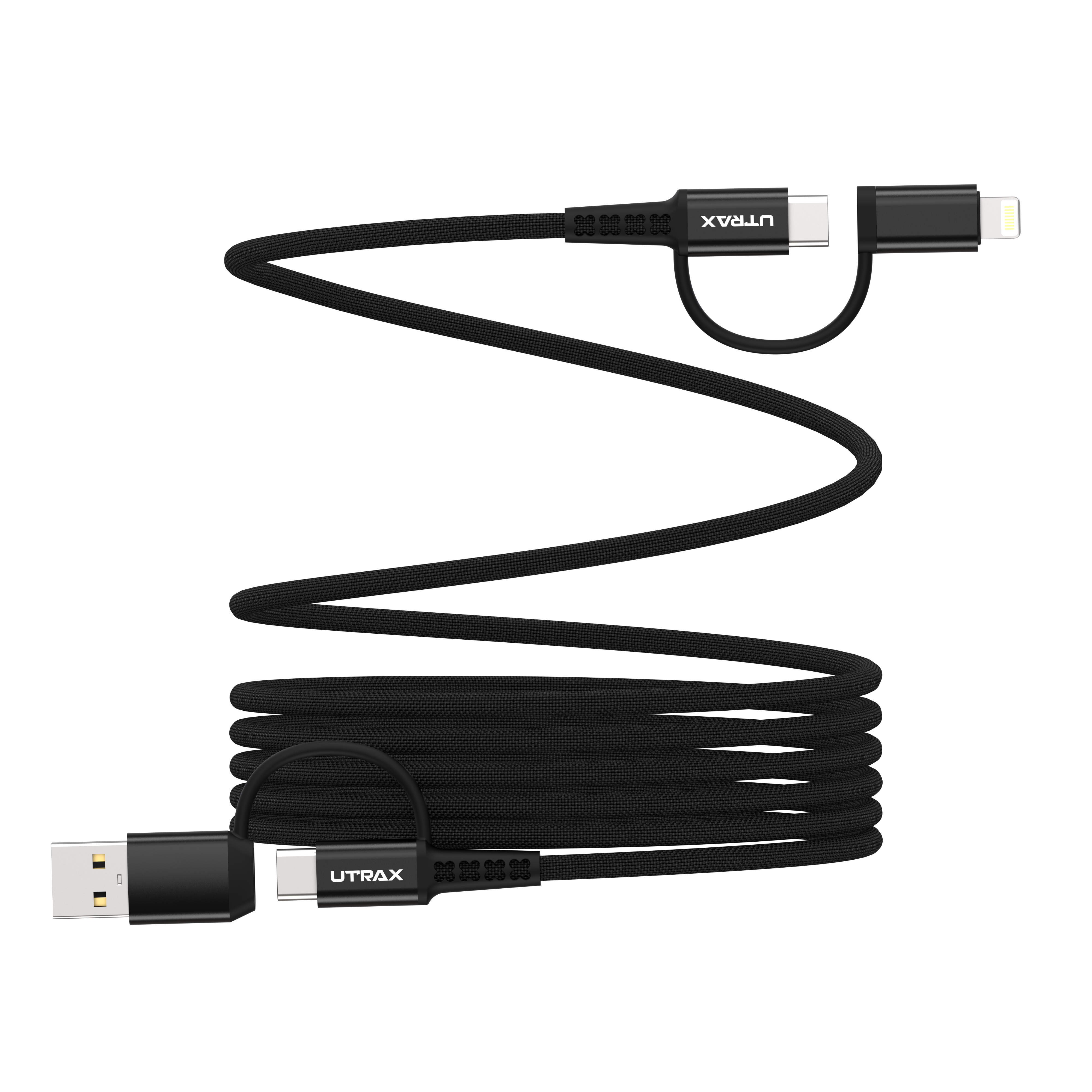 Utrax 60W 4in1 Fast Charge & Sync Cable - 1M
