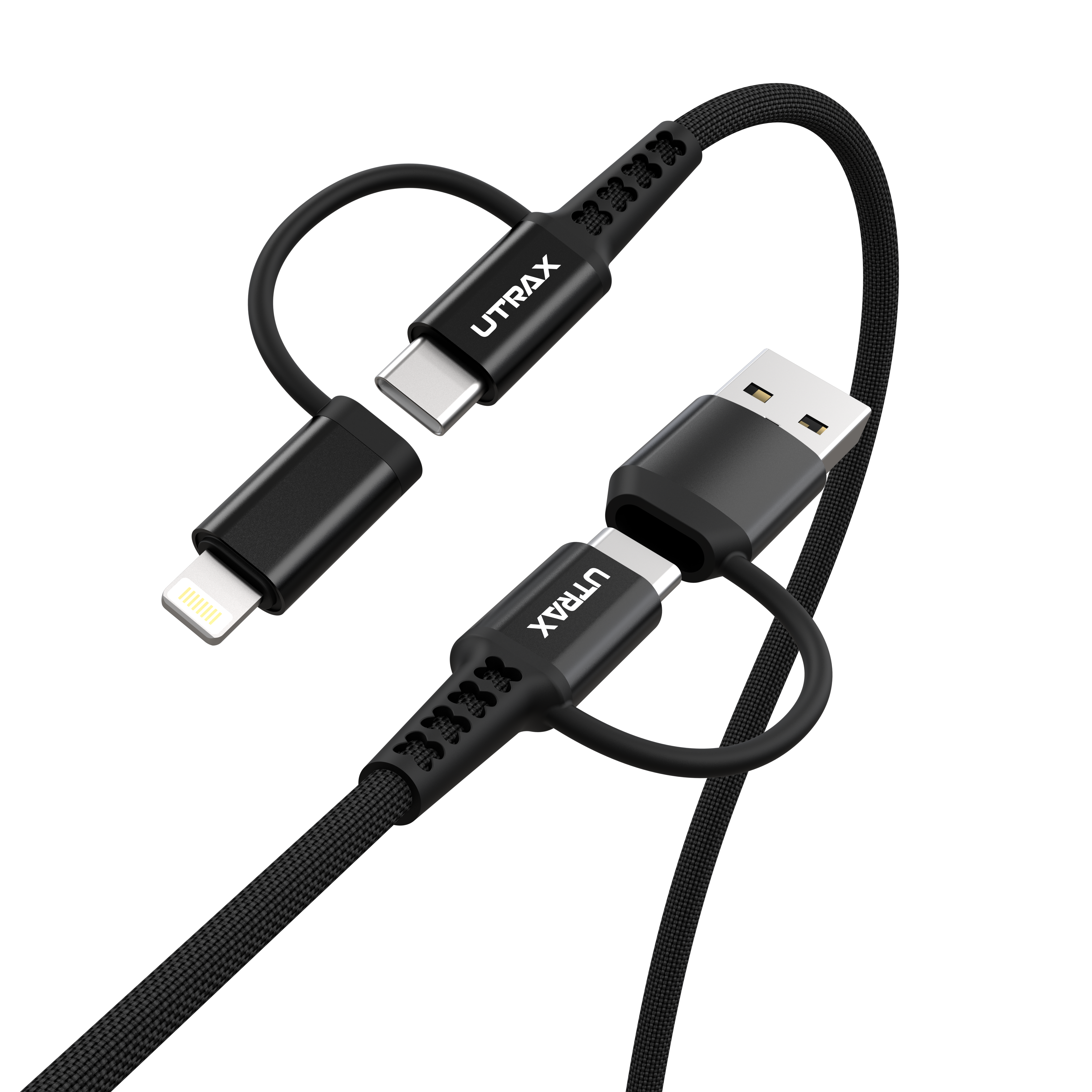 Utrax 60W 4in1 Fast Charge & Sync Cable - 1M