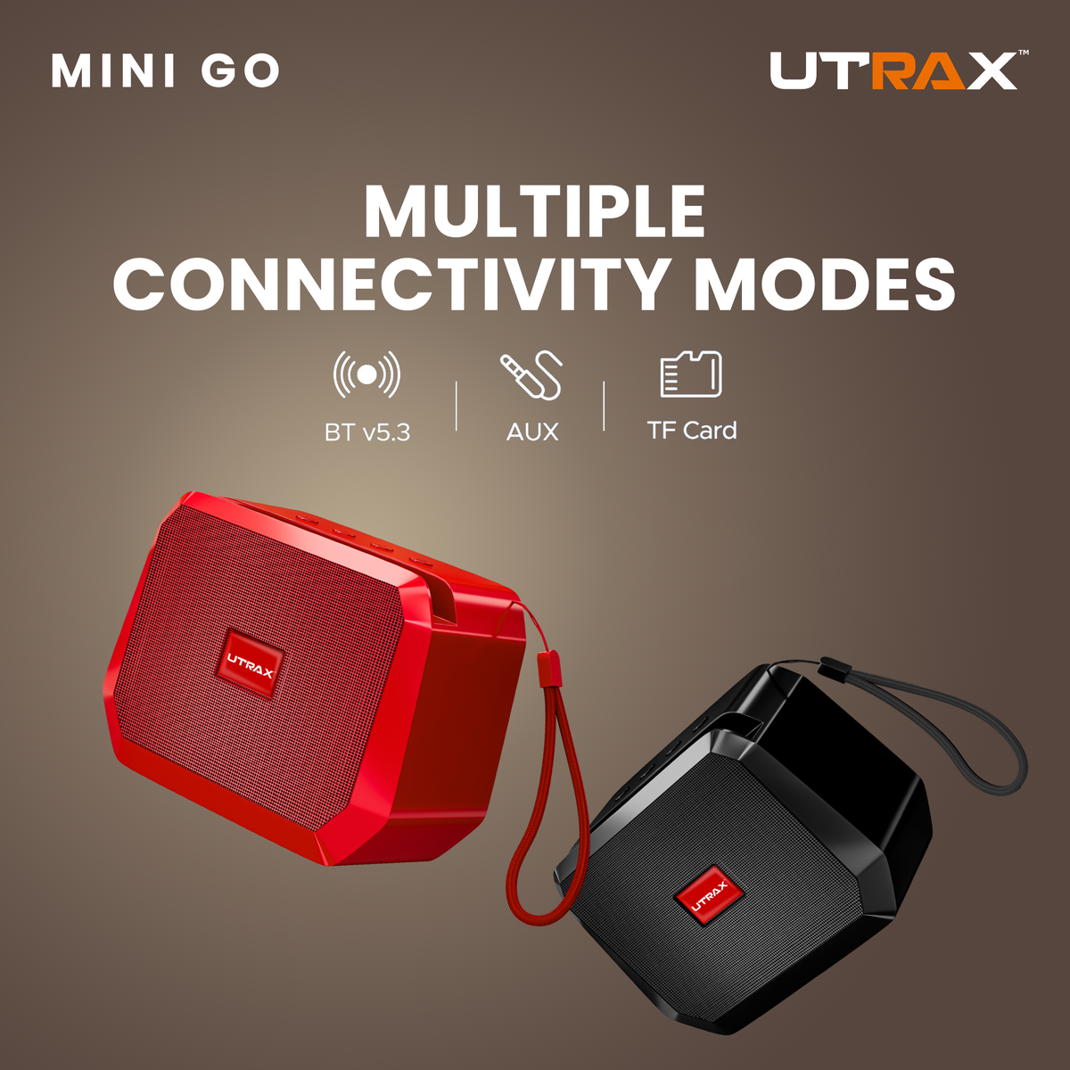 10W Mini Go Portable Bluetooth Speaker (Black)