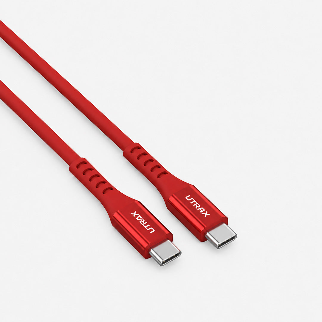 1.2 M Type C to Type C TPE Cable with Metal Heads
