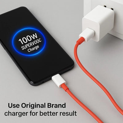 65W PVC Type C to Type C Fast Charge & Sync Cable 1M - Oneplus