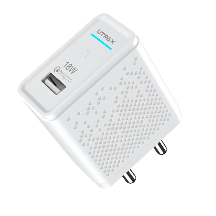 18W 3.0A Single Port Adapter With QC3.0 Charge