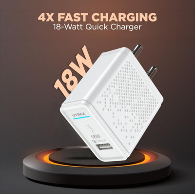 18W 3.0A Single Port Adapter With QC3.0 Charge
