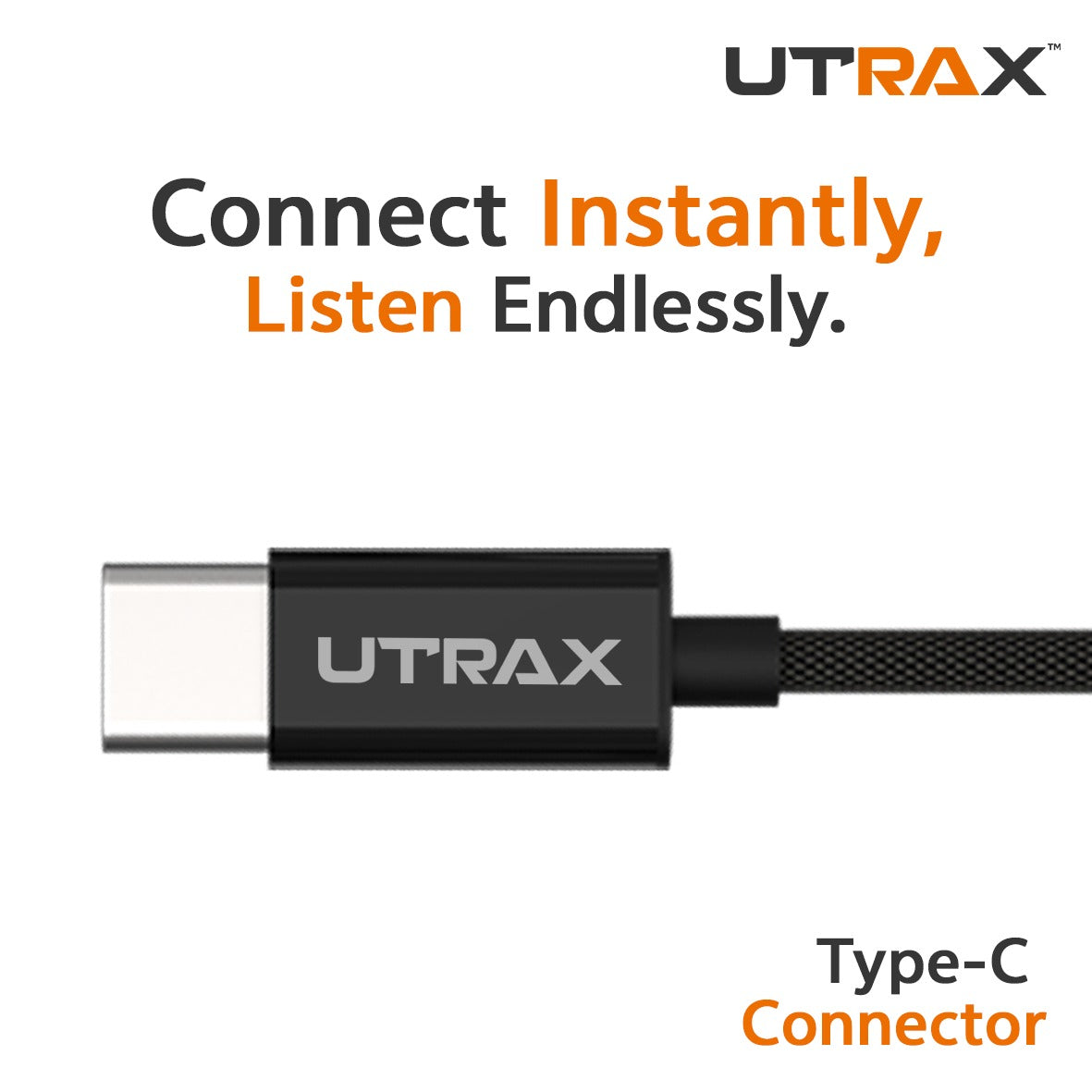 UTRAX BEATX PRO Type-C Wired Earphones with Mic