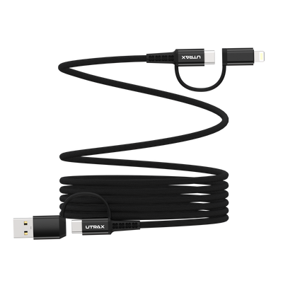 Utrax 60W 4in1 Fast Charge & Sync Cable - 1M