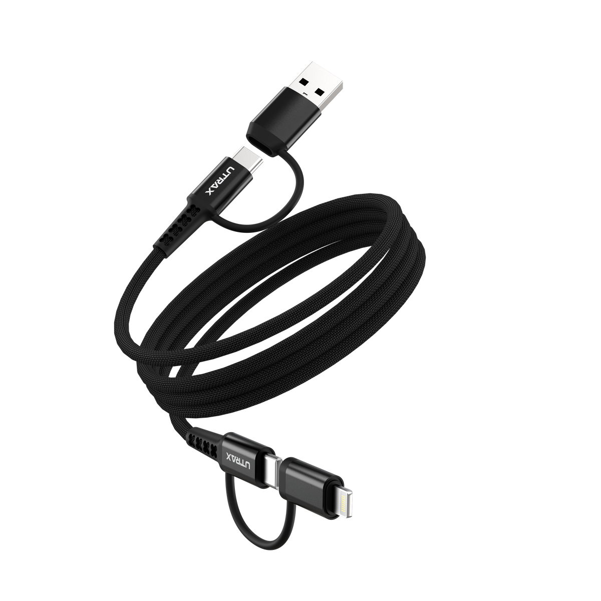Utrax 60W 4in1 Fast Charge & Sync Cable - 1M