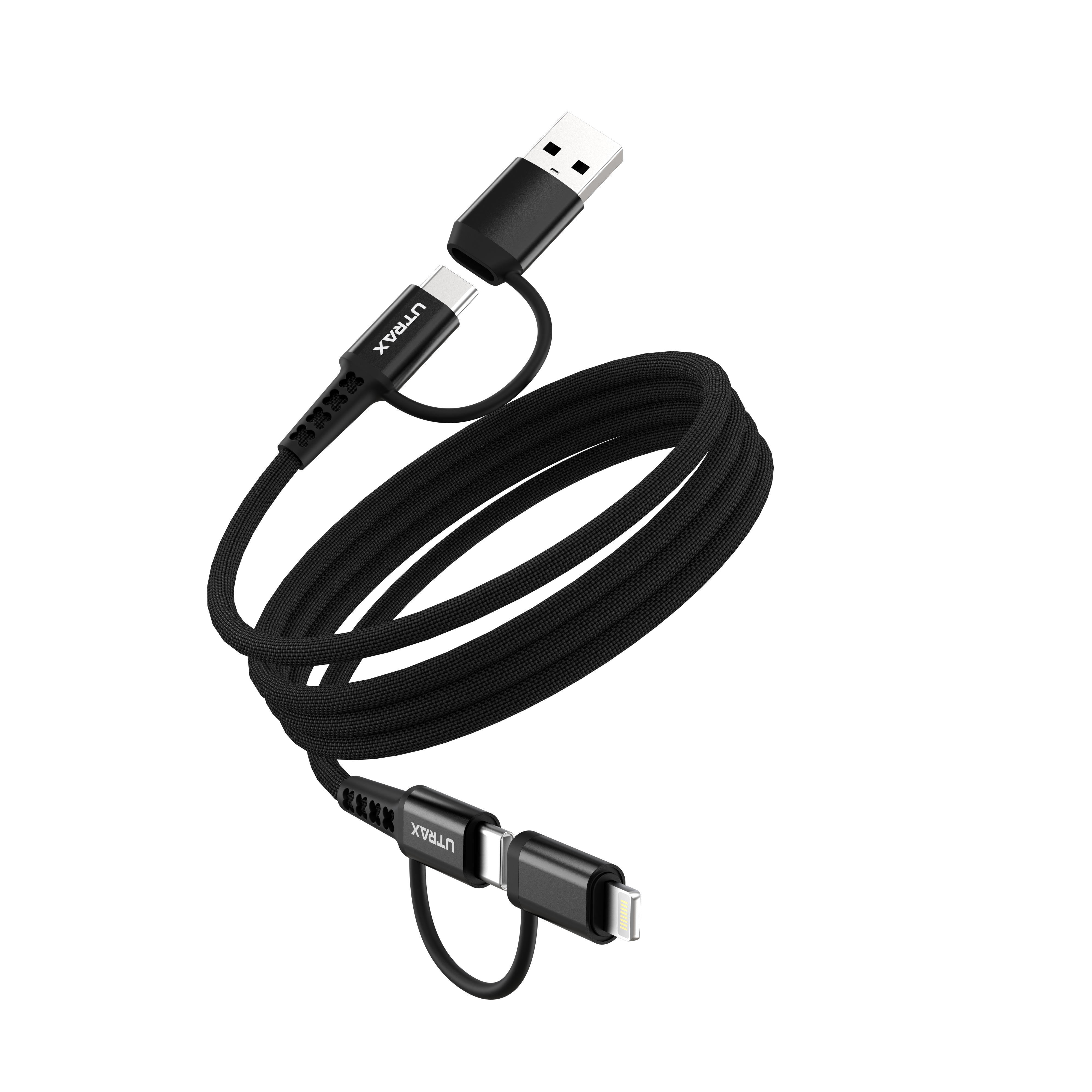 Utrax 60W 4in1 Fast Charge & Sync Cable - 1M
