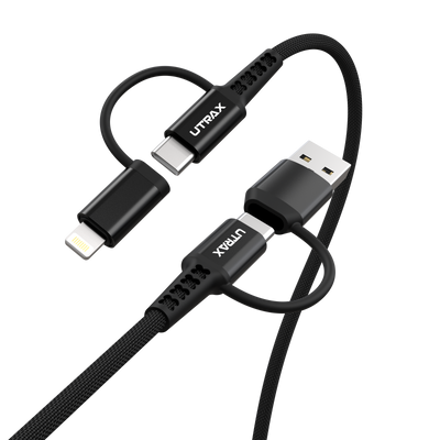 Utrax 60W 4in1 Fast Charge & Sync Cable - 1M