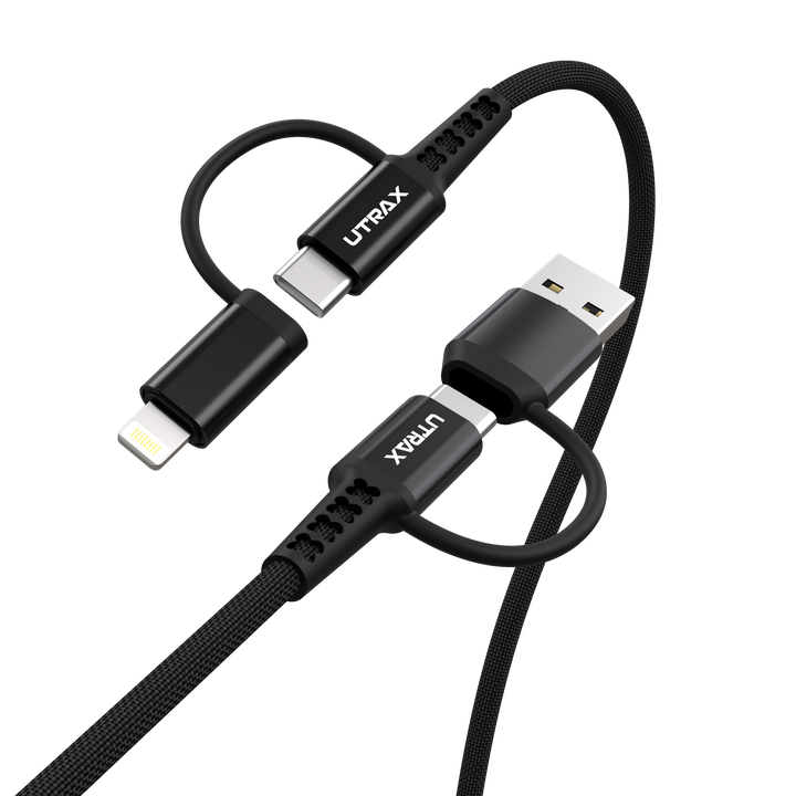Utrax 60W 4in1 Fast Charge & Sync Cable - 1M