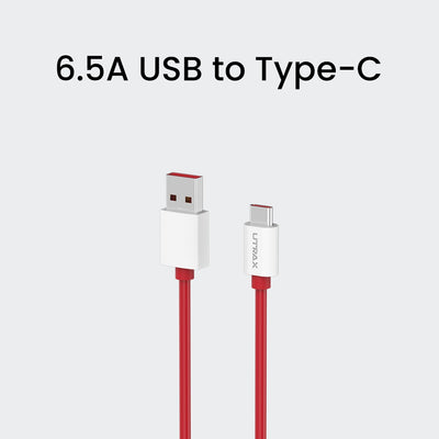 65W USB A to Type C 1.2M VOOC/Dash Cable