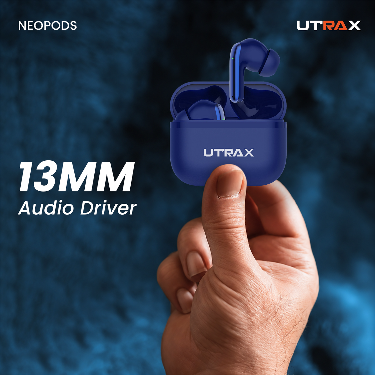 UTRAX NeoPods True Wireless Earbuds, Bluetooth 5.0 & Smart Touch