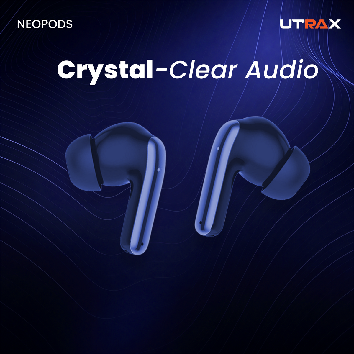 UTRAX NeoPods True Wireless Earbuds, Bluetooth 5.0 & Smart Touch